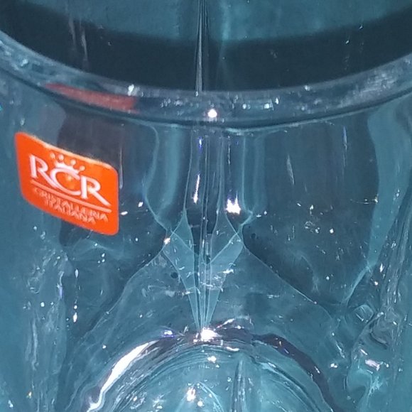 NIB ~ Crystal Glass Iced-Tea Water Pitcher Jug ~ Luxion Crystal ~ Made in Italy - Picture 5 of 9